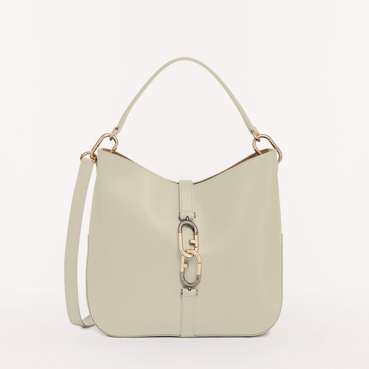 Furla Sirena Vesker Norge - Hobo Vesker Dame Beige ULV603845